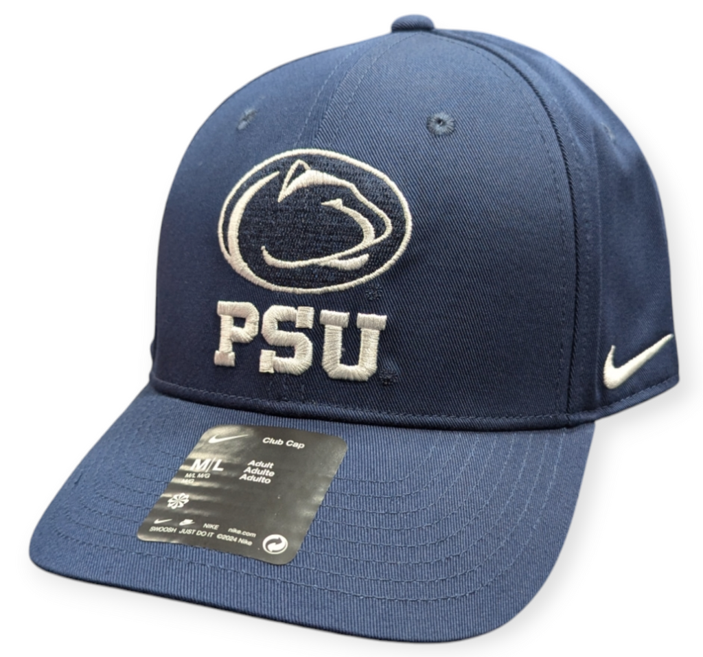 Penn State Nittany Lions Nike Navy Adjustable Club Hat product image 1, provided for visual reference and product detail
