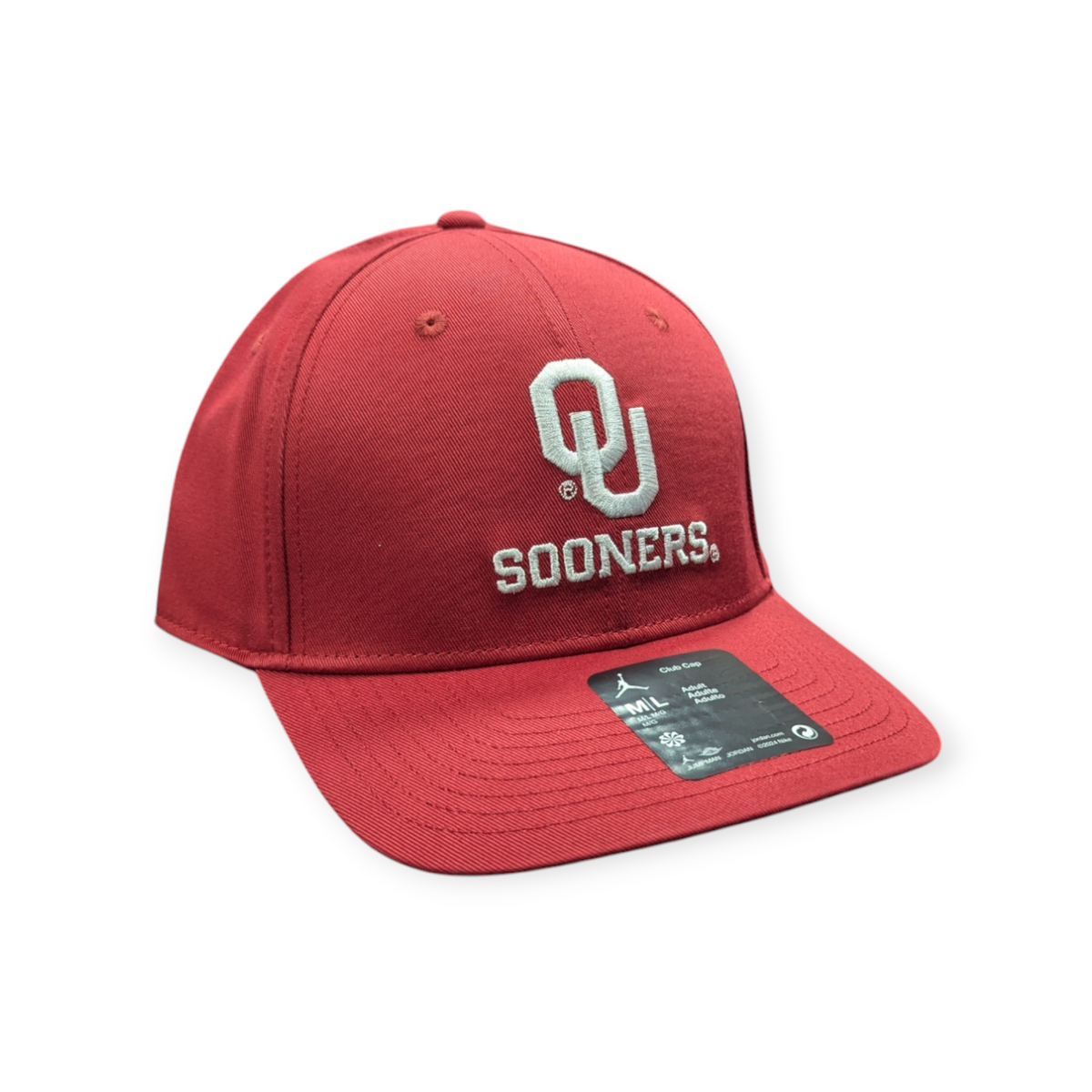 Oklahoma Sooners Nike Crimson Adjustable Club Hat product image 3, provided for visual reference and product detail review