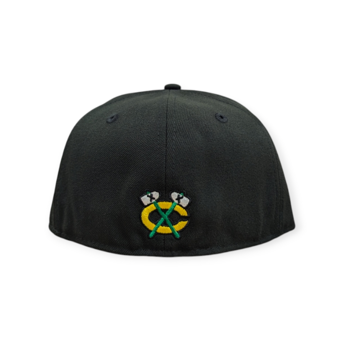 Chicago Blackhawks New Era Black Tribal Chief 59FIFTY Fitted Hat product image 4, provided for visual reference and product