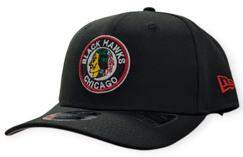 Chicago Blackhawks New Era NHL Classic 1934 Black 9SEVENTY Adjustable Hat product image 1, provided for visual reference and
