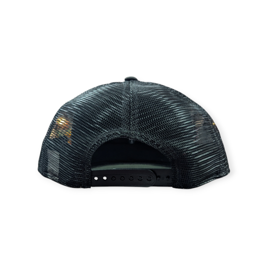 Chicago Blackhawks New Era Black 2025 Winter Classic Tomahawk Logo 9SEVENTY Trucker Hat for Men product image 4, provided