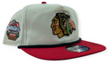 Chicago Blackhawks New Era Chrome/Red 2025 Winter Classic Golfer Adjustable Hat for Men product image 1, provided for visual