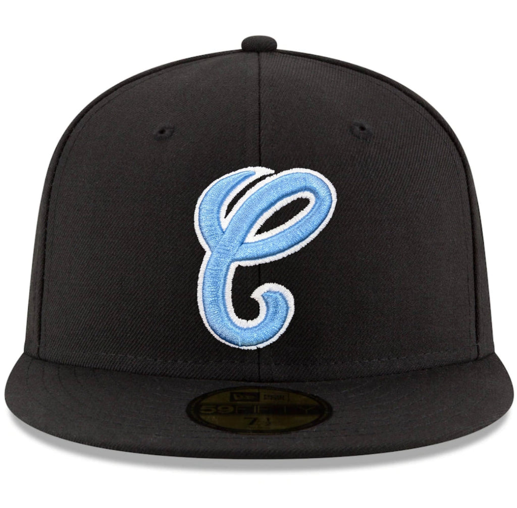 Chicago White Sox New Era 1987 Black/Sky Blue 59FIFTY Fitted Hat product image 2, provided for visual reference and product