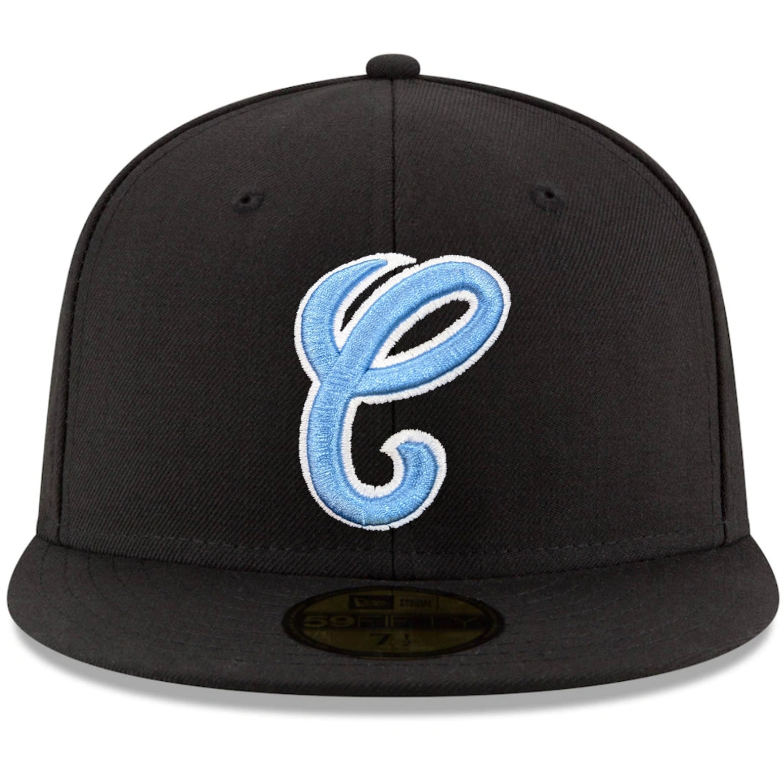 Chicago White Sox New Era 1987 Black/Sky Blue 59FIFTY Fitted Hat product image 2, provided for visual reference and product
