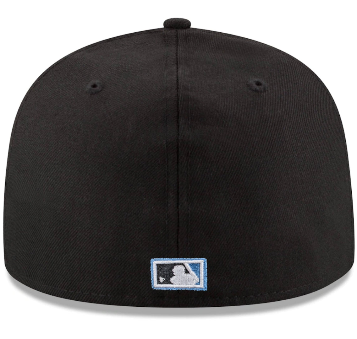 Chicago White Sox New Era 1987 Black/Sky Blue 59FIFTY Fitted Hat product image 4, provided for visual reference and product