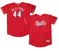 Youth Cincinnati Reds Elly De La Cruz MLB Red Alternate Screen Print Replica Jersey product image 1, provided for visual