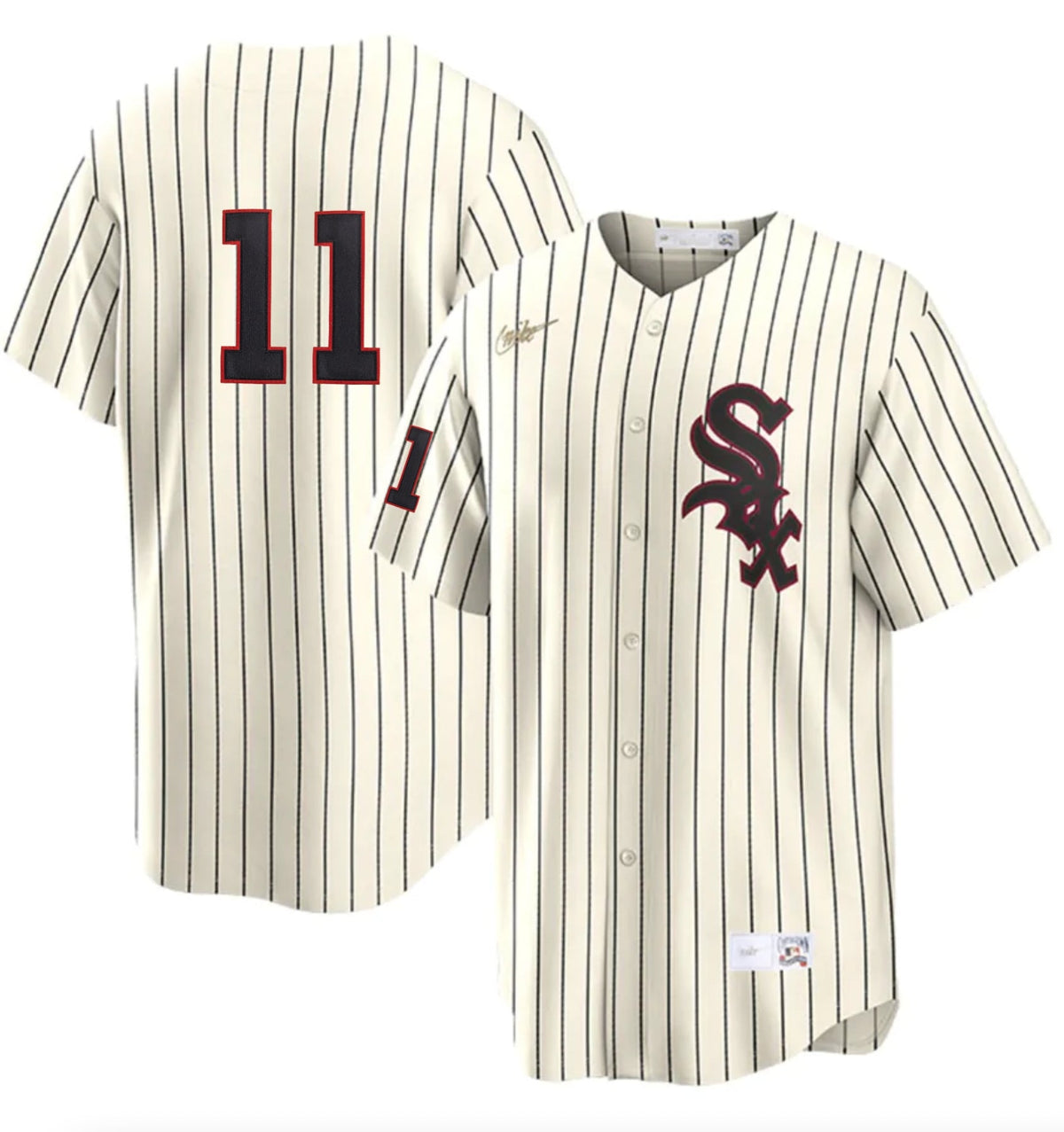 Chicago Luis Aparicio White Sox Cooperstown Turn Back The Clock 1959 Home Cream/Black NIKE Replica Jersey for Men product