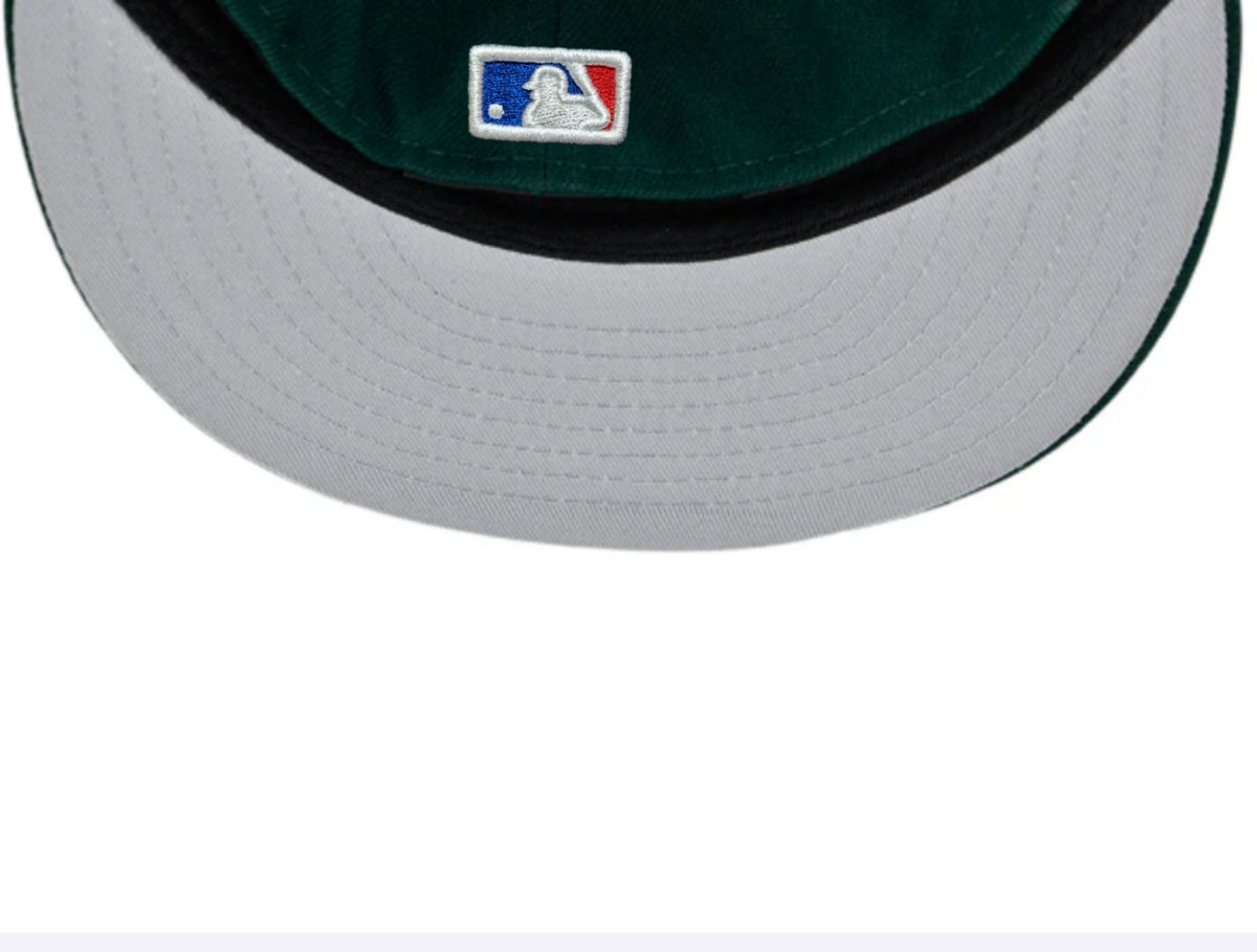 Chicago Cubs New Era 1:20 Clock Forest Green 59FIFTY Fitted Hat product image 6, provided for visual reference and product