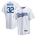 Sandy Koufax Los Angeles Dodgers Nike White Home Replica Team Jersey for Men product image 1, provided for visual reference