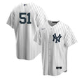 Nike Bernie Williams #51 White New York Yankees Home Official Replica Player Jersey for Men product image 1, provided for