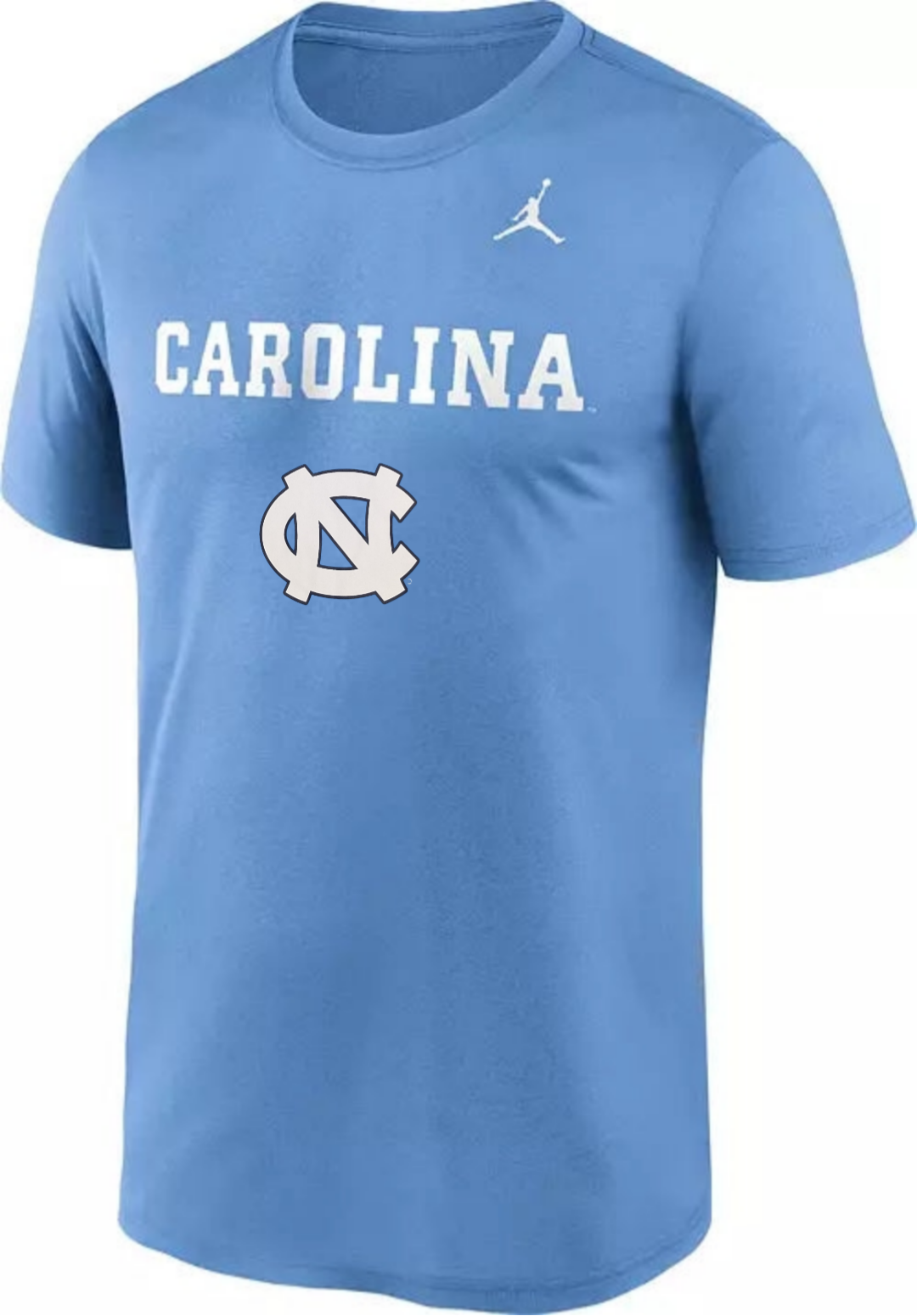 North Carolina Tar Heels Valor Blue Wordmark Dri-Fit T-Shirt for Men product image 2, provided for visual reference and