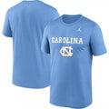 North Carolina Tar Heels Valor Blue Wordmark Dri-Fit T-Shirt for Men product image 1, provided for visual reference and