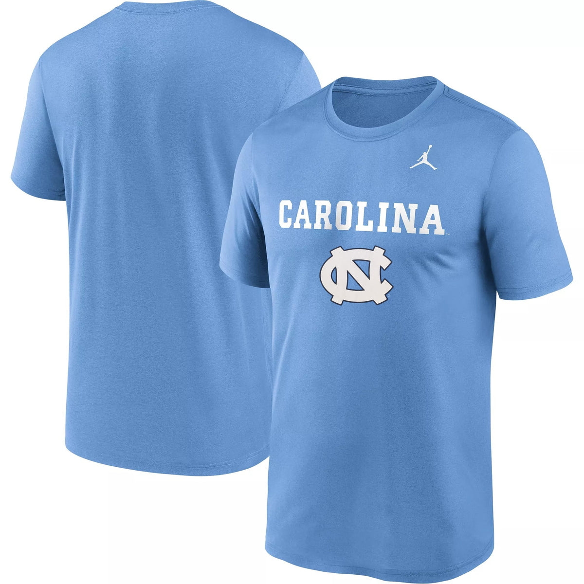 North Carolina Tar Heels Valor Blue Wordmark Dri-Fit T-Shirt for Men product image 1, provided for visual reference and