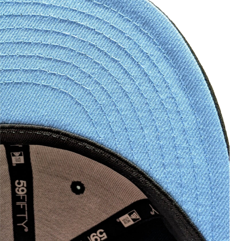 Chicago White Sox New Era 1969 Black/Sky Blue 59FIFTY Fitted Hat product image 5, provided for visual reference and product