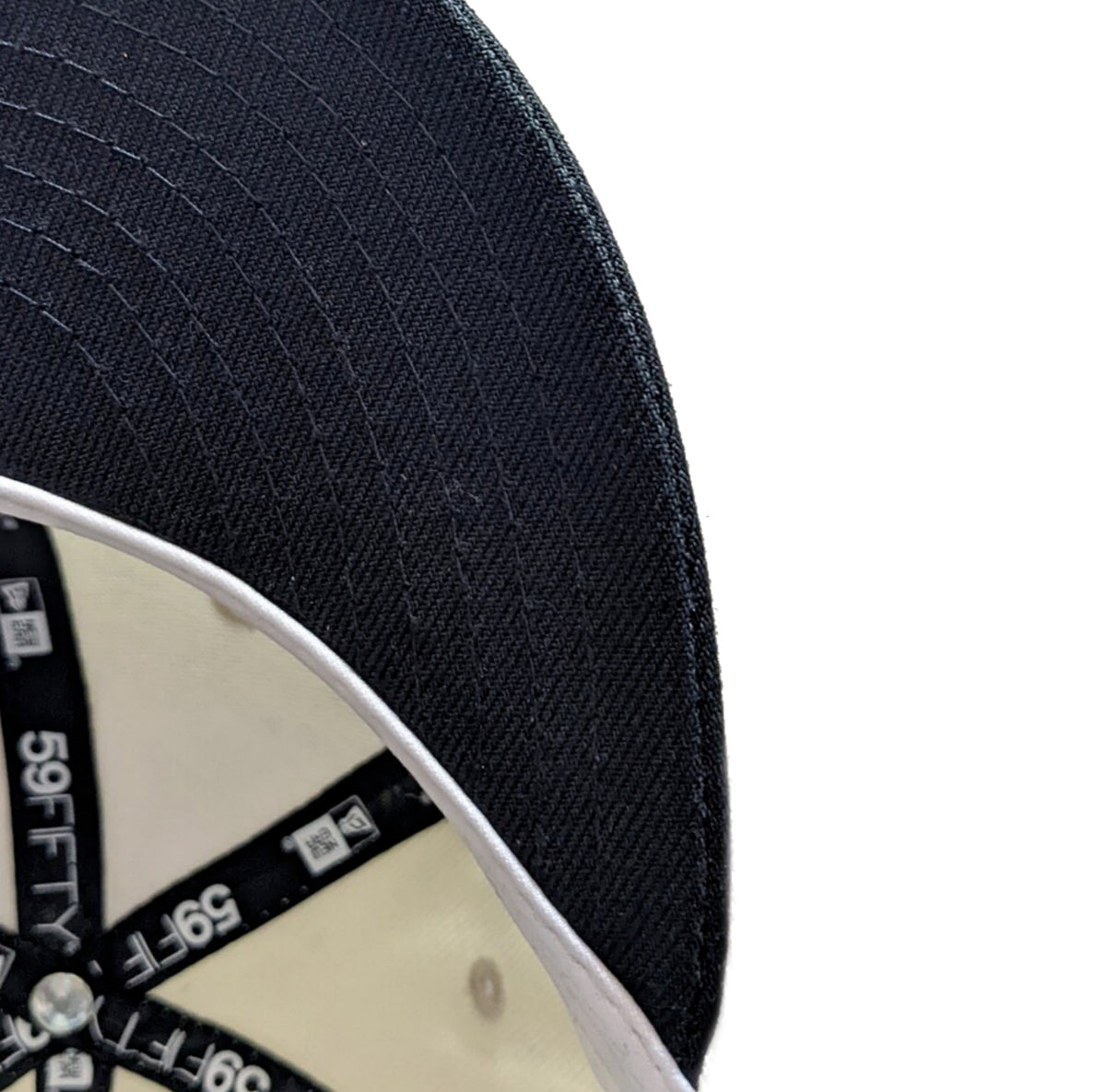 Chicago White Sox New Era Southside 2 Tone Chrome/Black City Connect 59FIFTY Fitted Hat product image 5, provided for visual