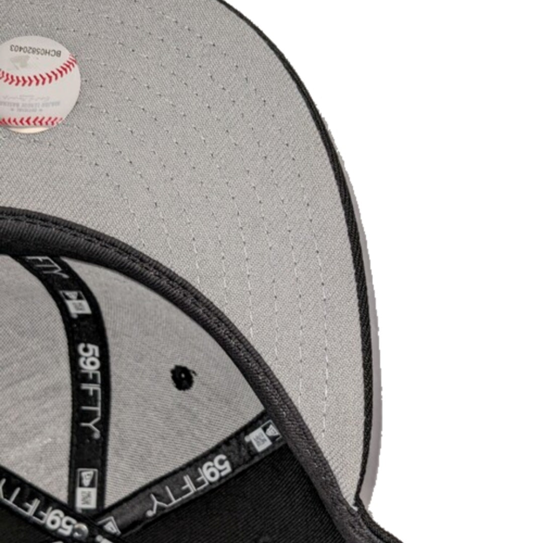 Chicago White Sox New Era Southside Diamond Black 59FIFTY Fitted Hat product image 7, provided for visual reference and