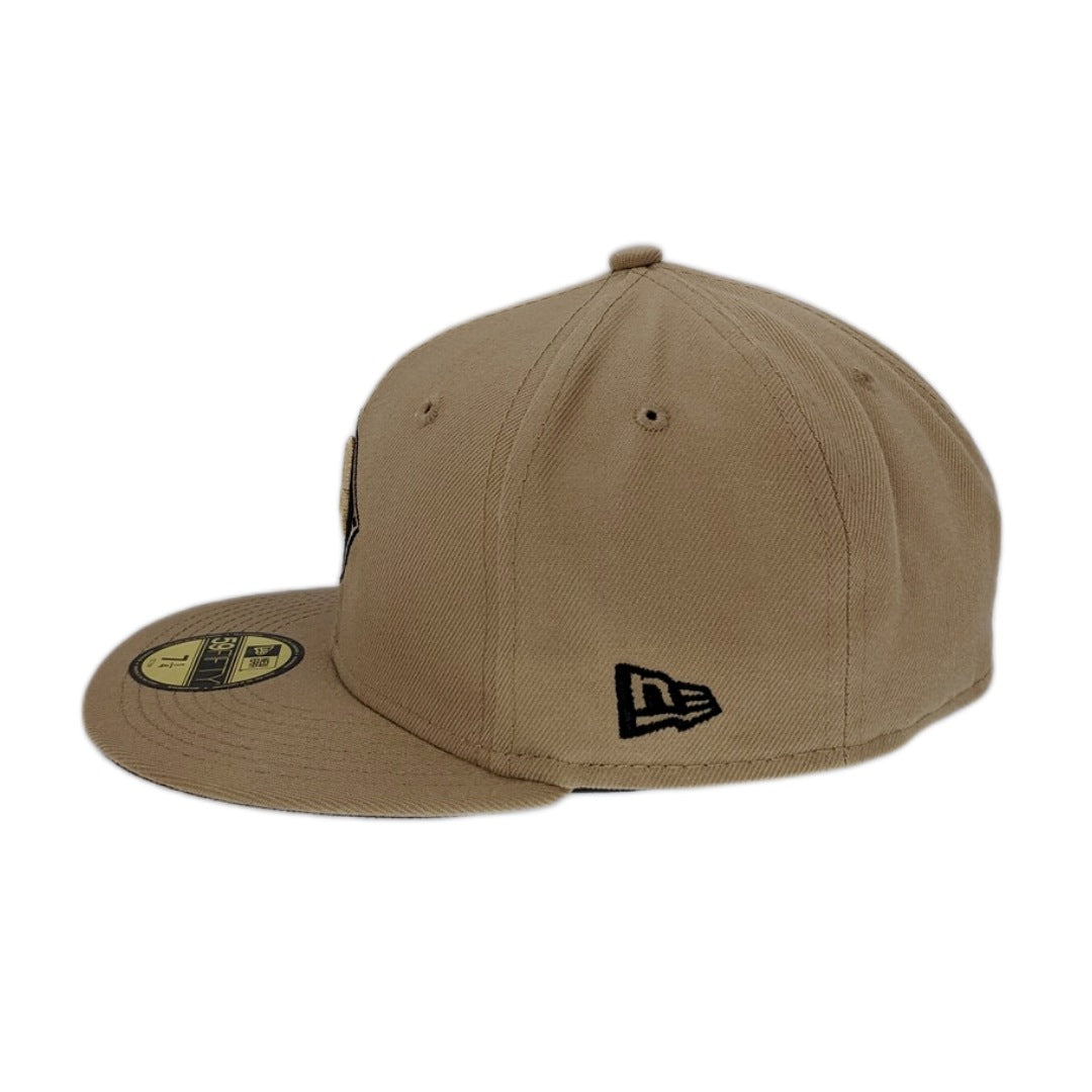 Chicago White Sox Black & Tan New Era 59FIFTY Fitted Hat product image 5, provided for visual reference and product detail