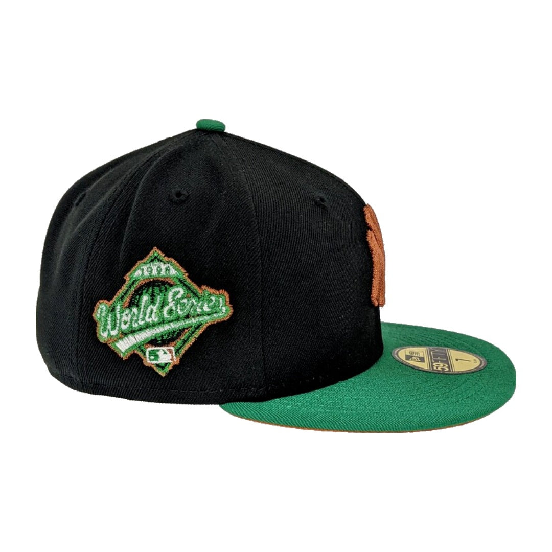 New York Yankees Black/Kelly Green/Rust New Era 59FIFTY Fitted Hat for Men product image 4, provided for visual reference