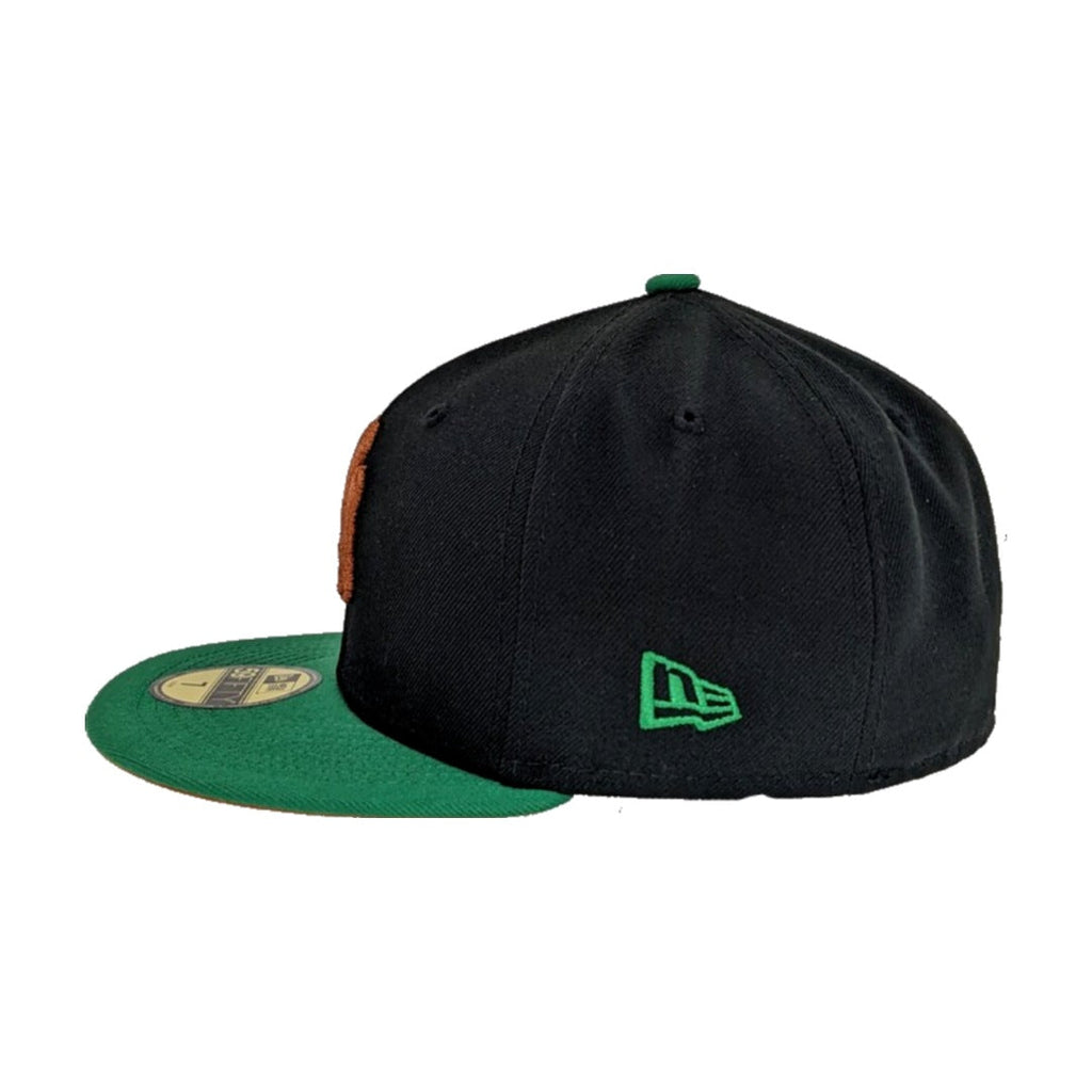 New York Yankees Black/Kelly Green/Rust New Era 59FIFTY Fitted Hat for Men product image 5, provided for visual reference