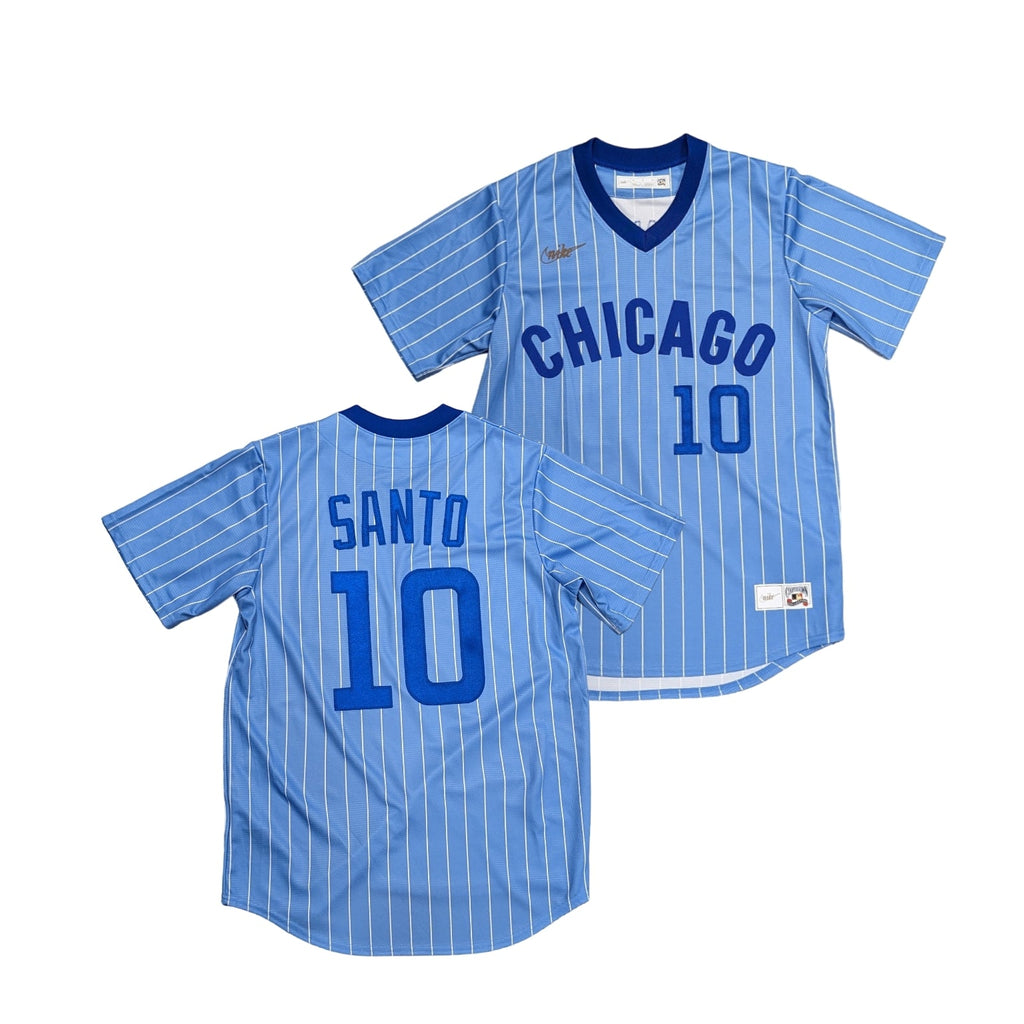 Ron Santo Chicago Cubs Cooperstown Powder Blue NIKE Replica Jersey for Men product image 4, provided for visual reference