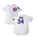 Mens Majestic Chicago Cubs Kerry Wood Home White Authentic Jersey product image 1, provided for visual reference and product