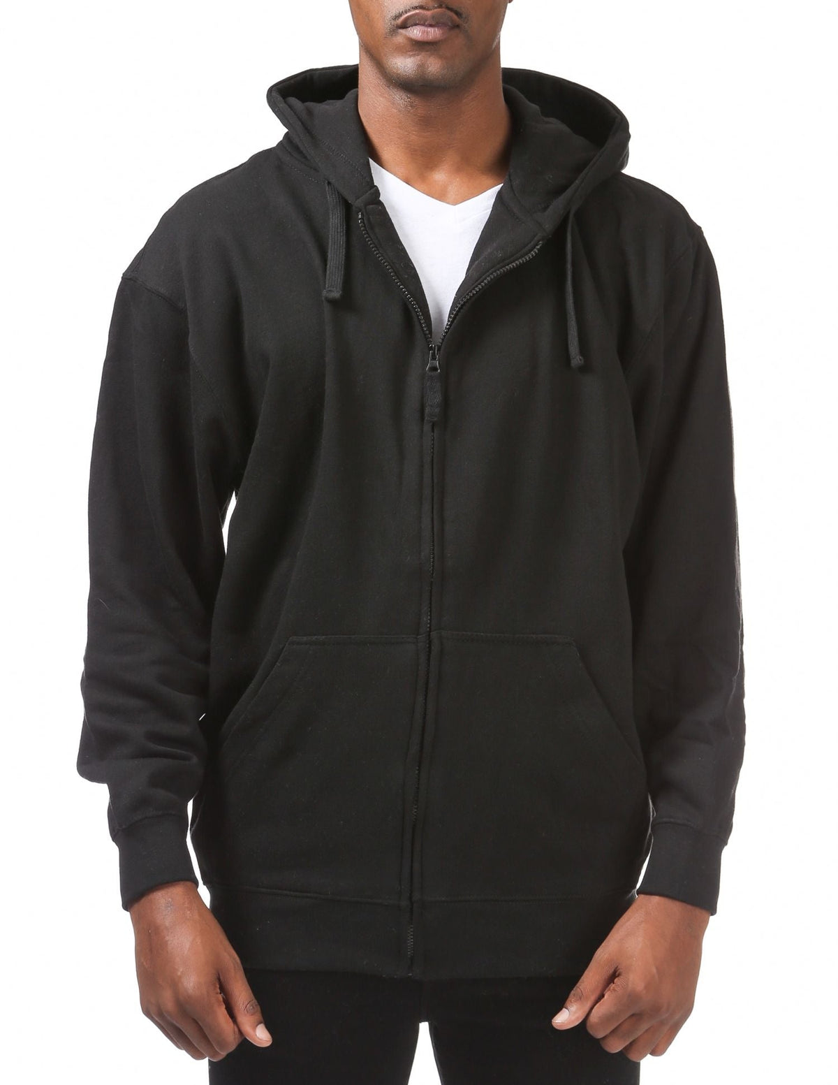 Pro Club Men's Comfort Full Zip Hood Black product image 1