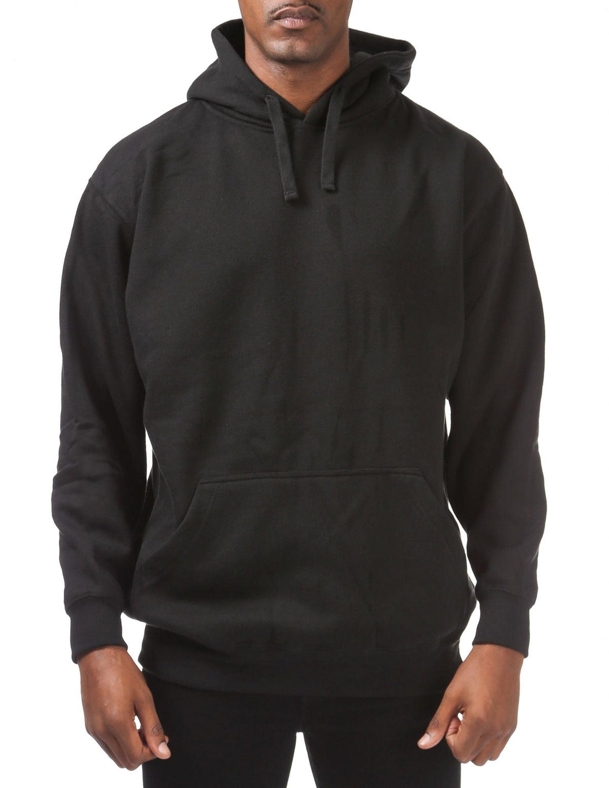 Pro Club Men's Comfort Pullover Hoodie (9oz) Black product image 1