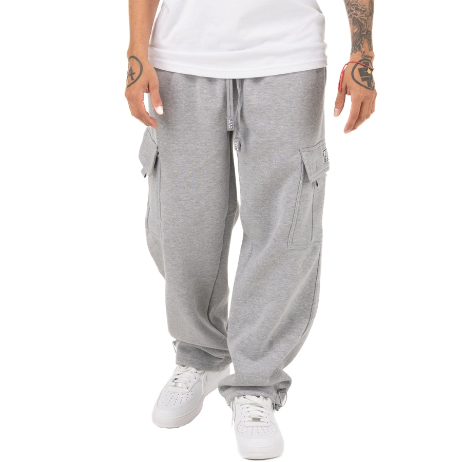 Pro Club Men's Heavyweight Fleece Cargo Pants Gray product image 1