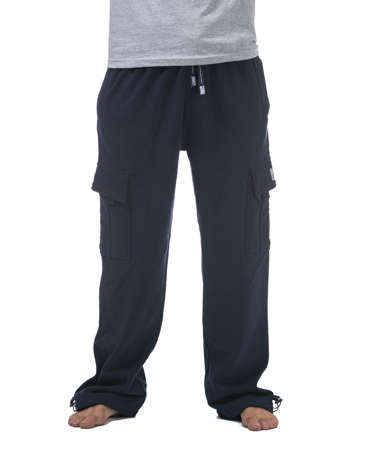 Pro Club Men's Heavyweight Fleece Cargo Pants Navy product image 1