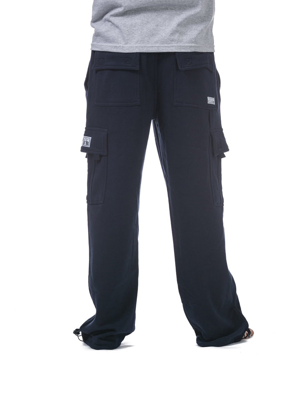 Pro Club Men's Heavyweight Fleece Cargo Pants Navy product image 2