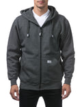 Pro Club Men's Heavyweight Full Zip Fleece Hoodie Heather product image 1