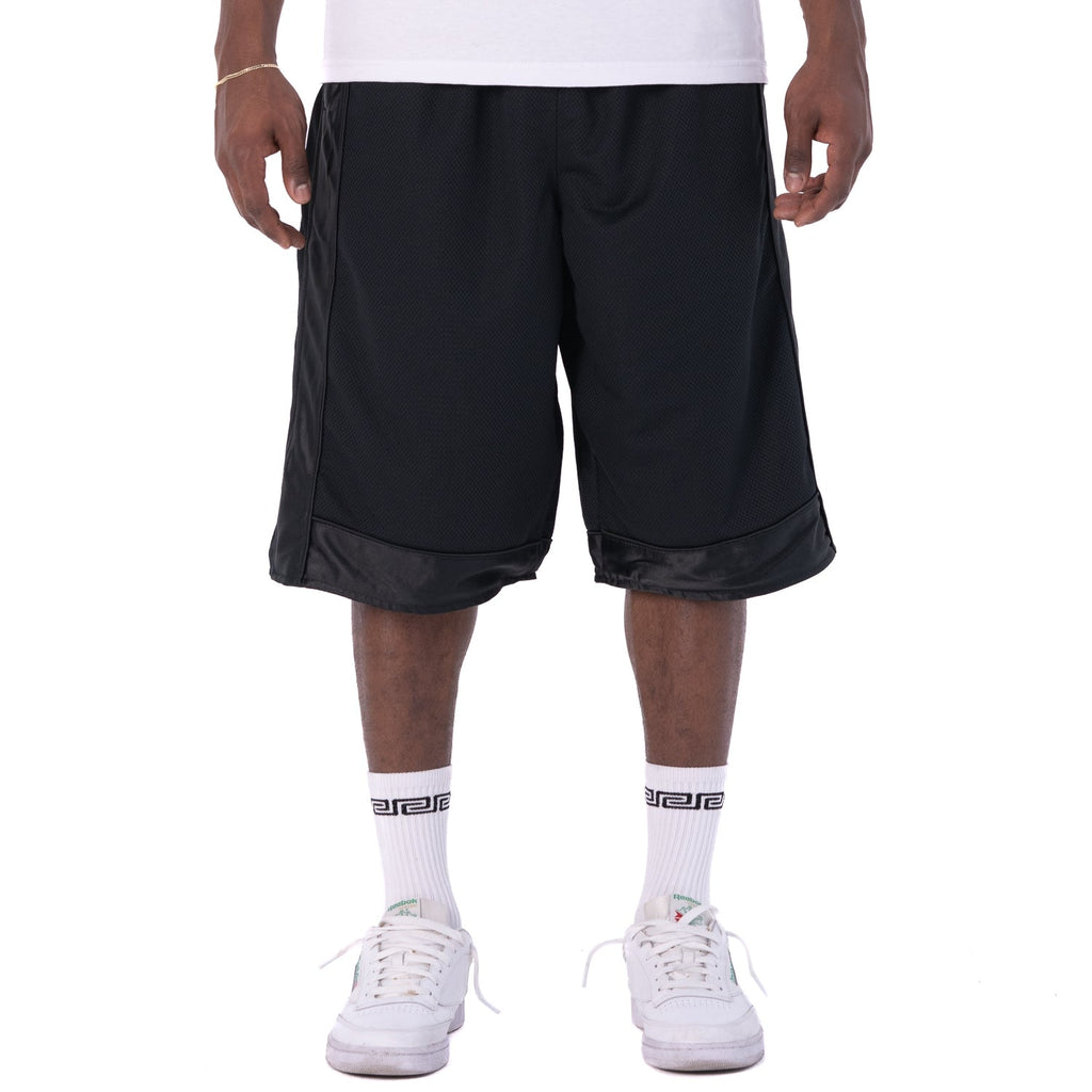Pro Club Men's Heavyweight Mesh Basketball Shorts Black product image 1