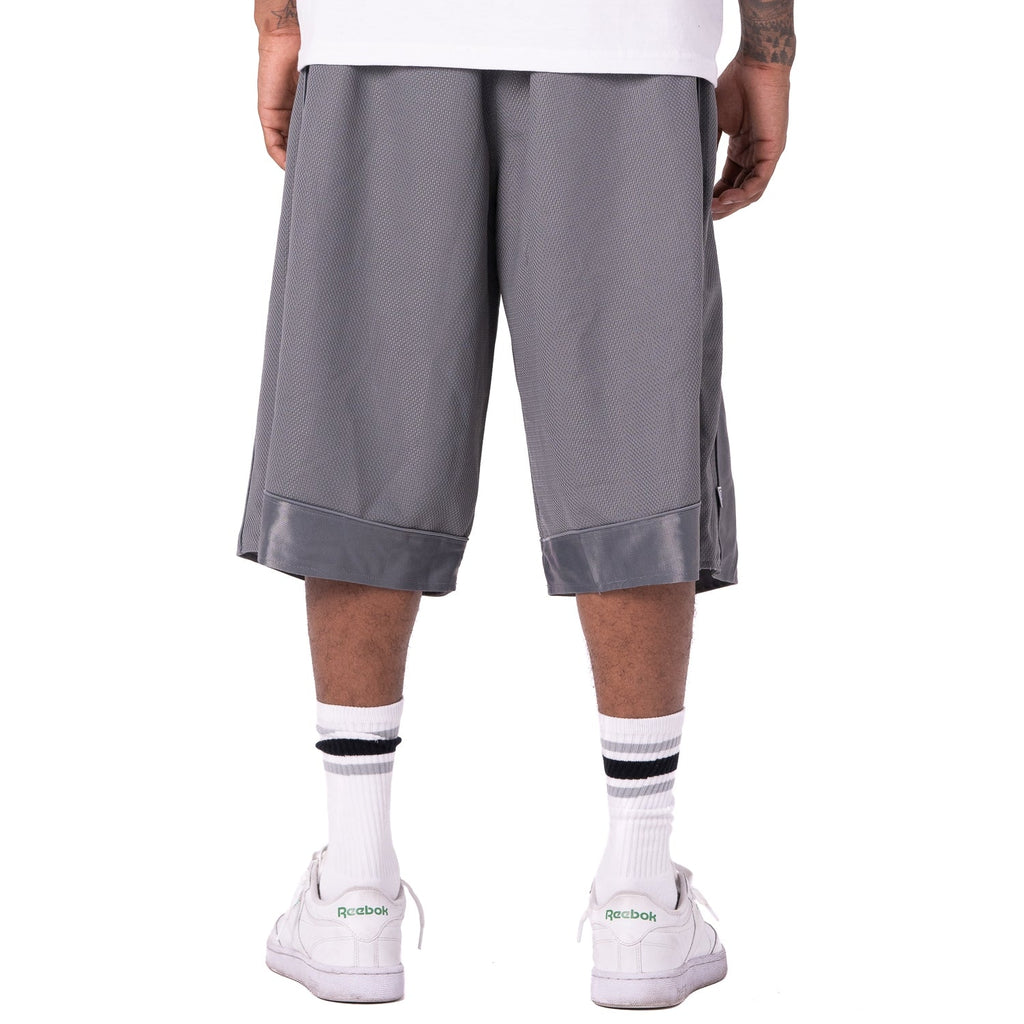 Pro Club Men's Heavyweight Mesh Basketball Shorts Gray product image 2