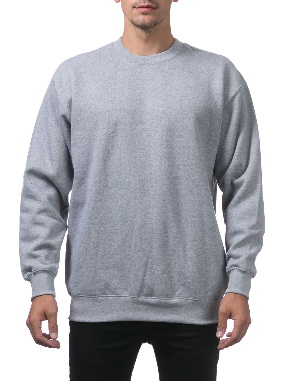 Pro Club Men's Plain Blank Crew Neck Fleece Pullover product image 1