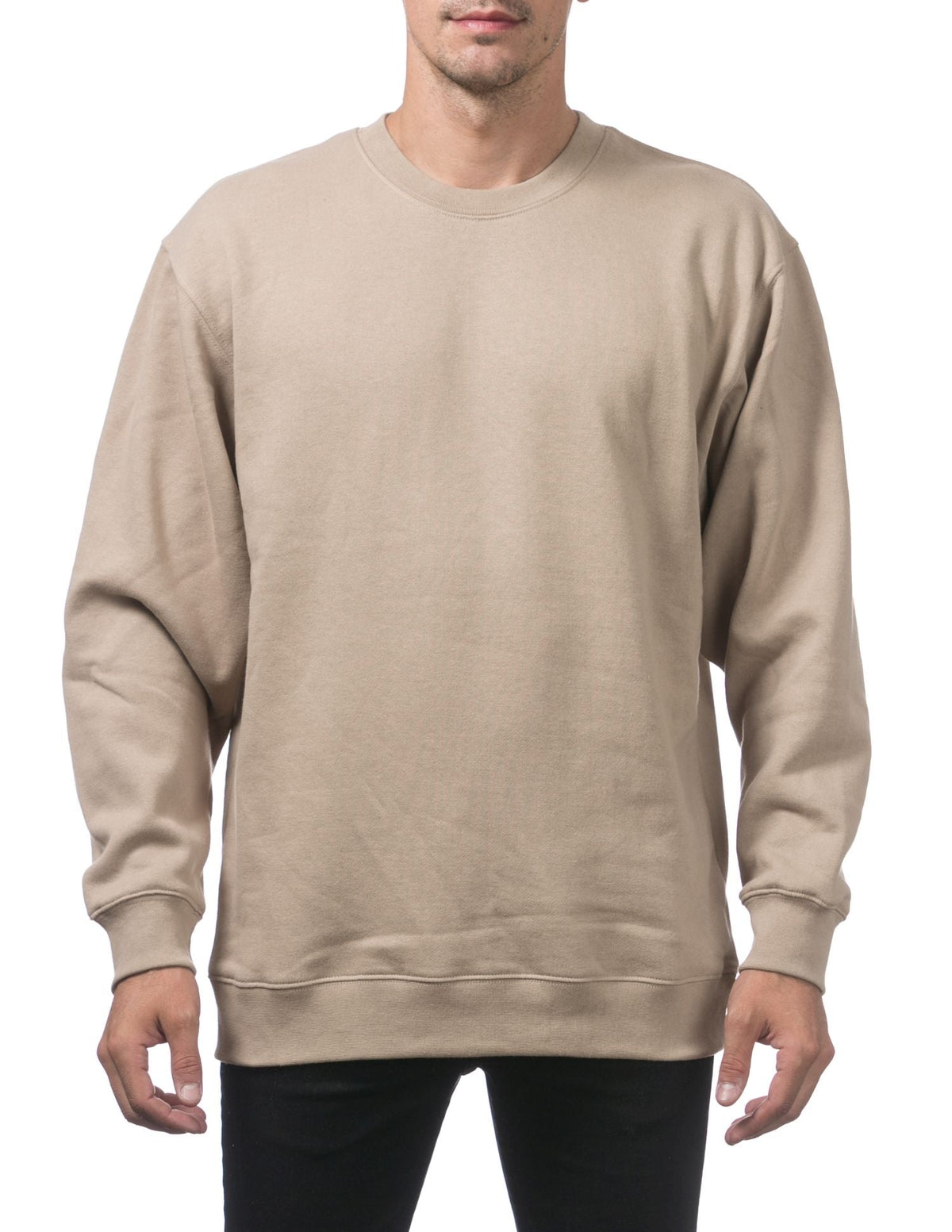 Pro Club Men's Plain Blank Crew Neck Fleece Pullover product image 1