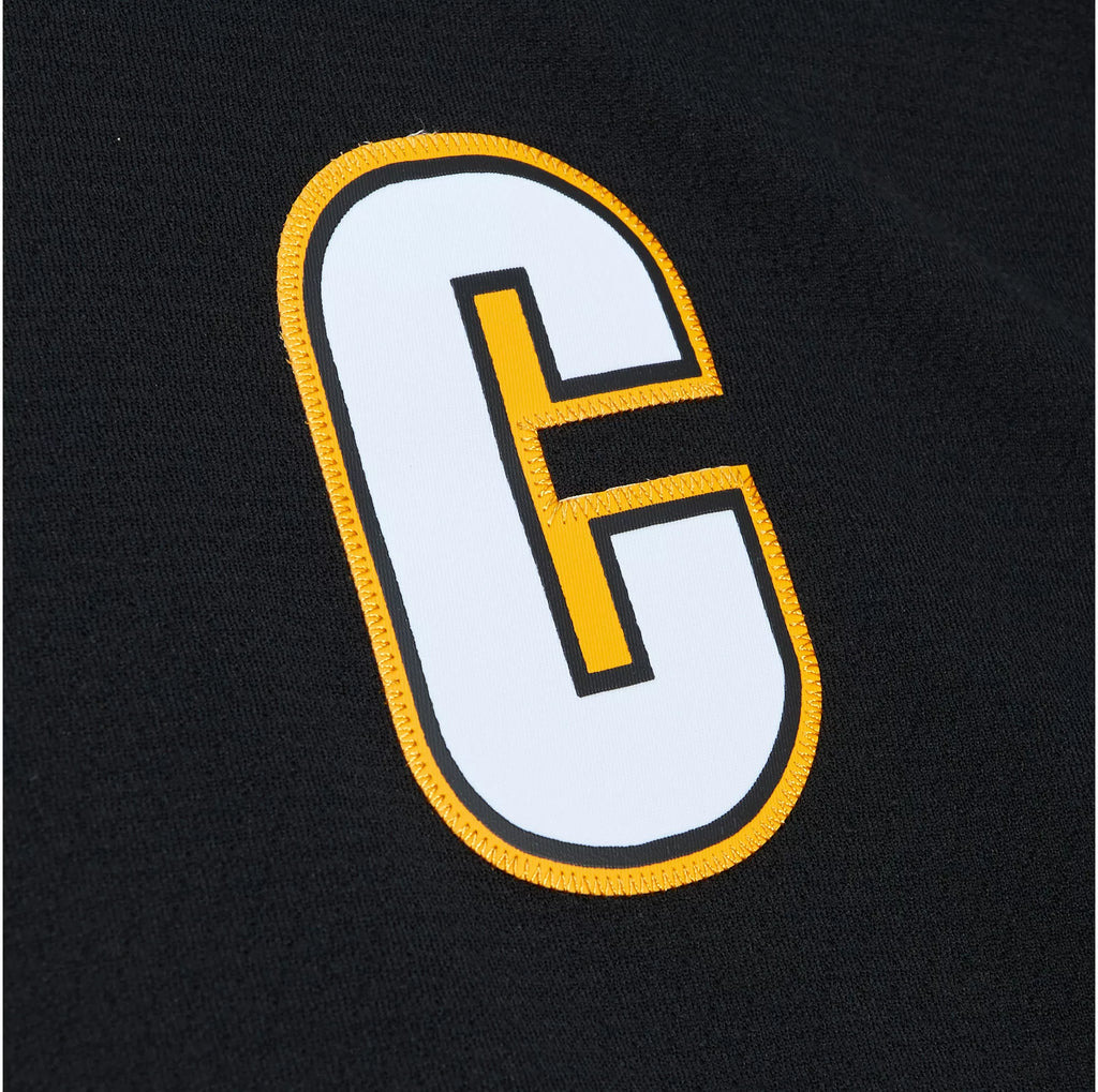 Mario Lemieux Pittsburgh Penguins Mitchell & Ness 1996/97 Captain Patch Blue Line Player Jersey - Black product image 4,