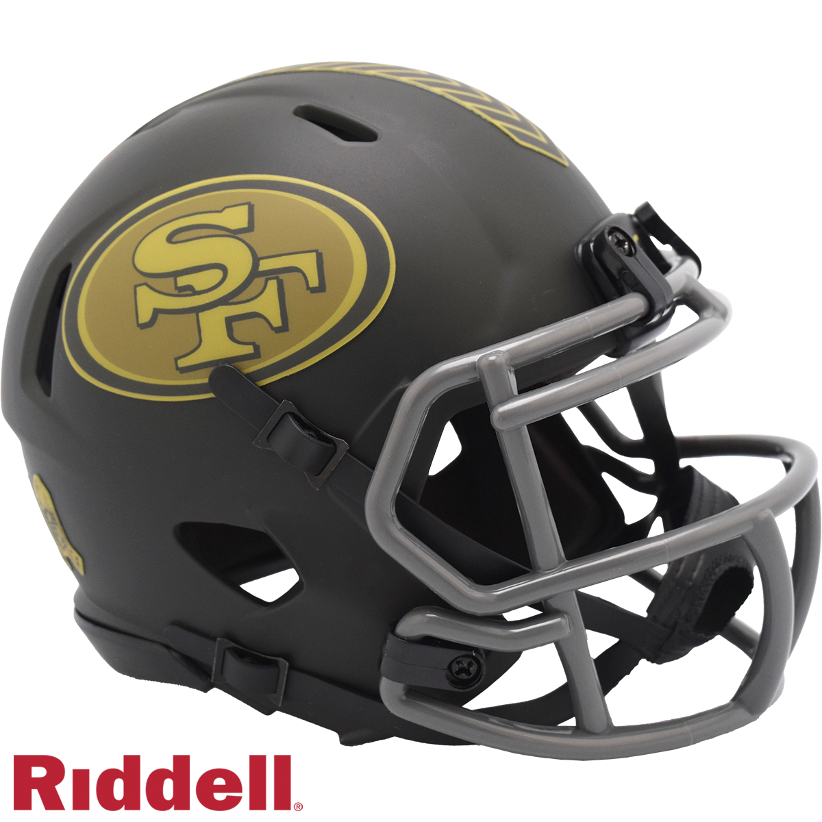 Riddell San Francisco 49ers 2025 Salute To Service Speed Mini Helmet product image 1, provided for visual reference and