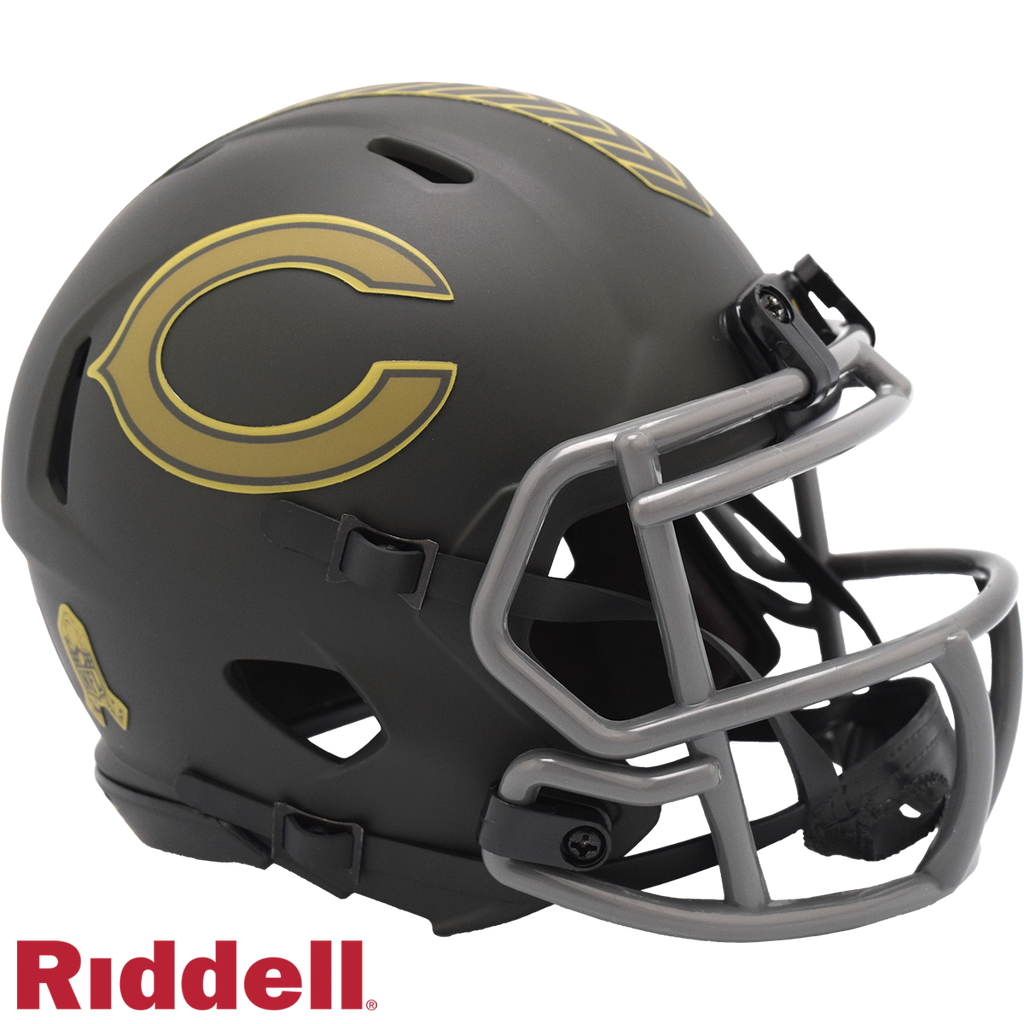 Riddell Chicago Bears 2025 Salute To Service Speed Mini Helmet product image 1, provided for visual reference and product