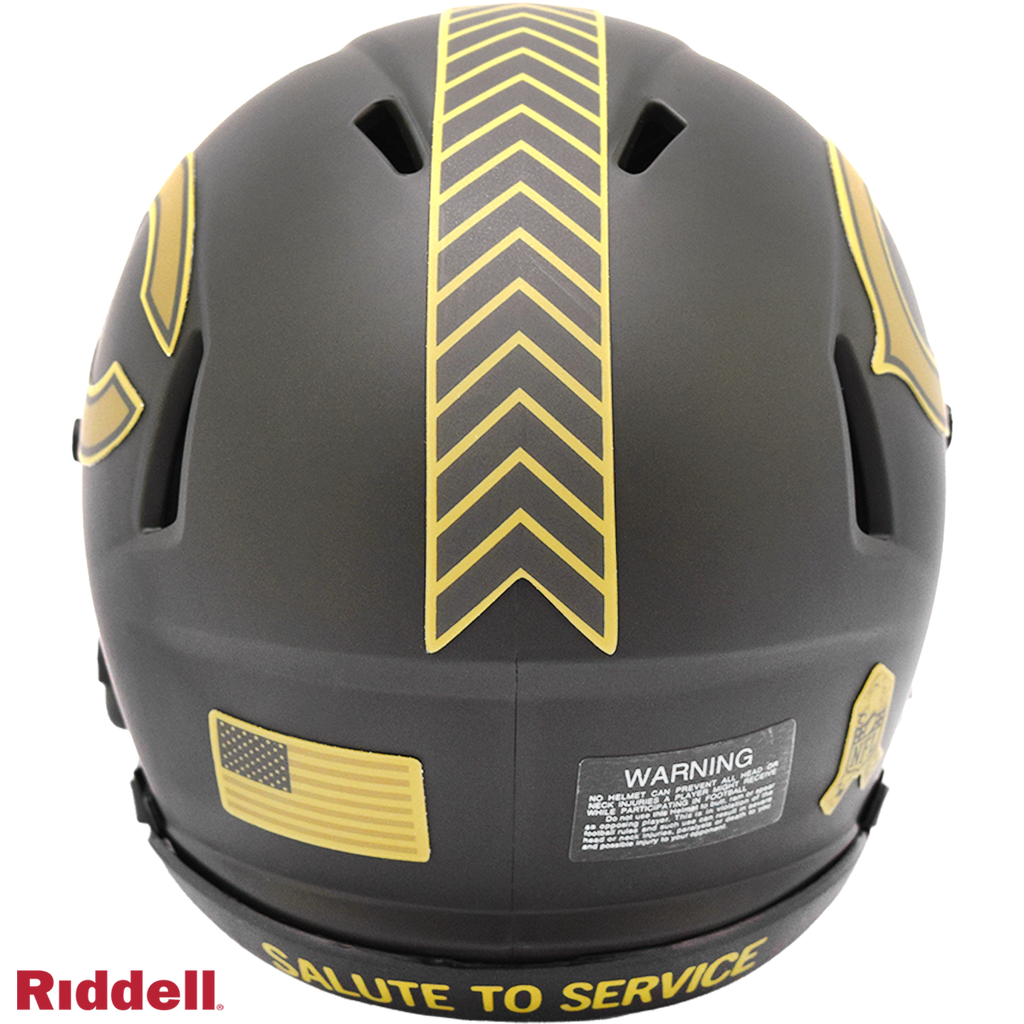 Riddell Chicago Bears 2025 Salute To Service Speed Mini Helmet product image 3, provided for visual reference and product