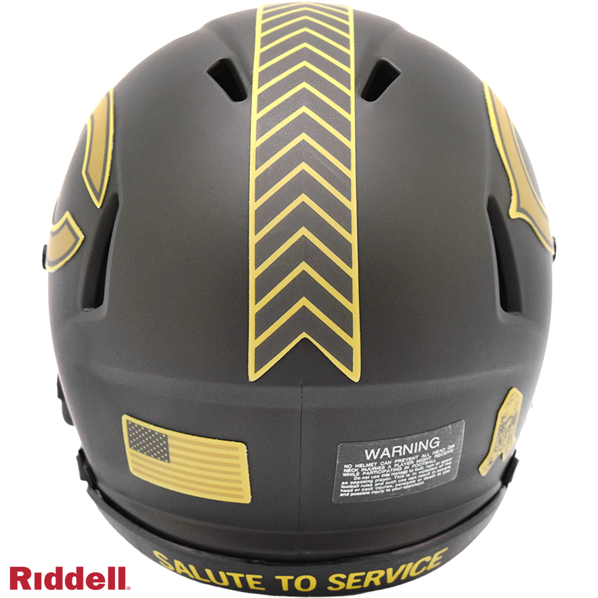 Riddell Chicago Bears 2025 Salute To Service Speed Mini Helmet product image 3, provided for visual reference and product