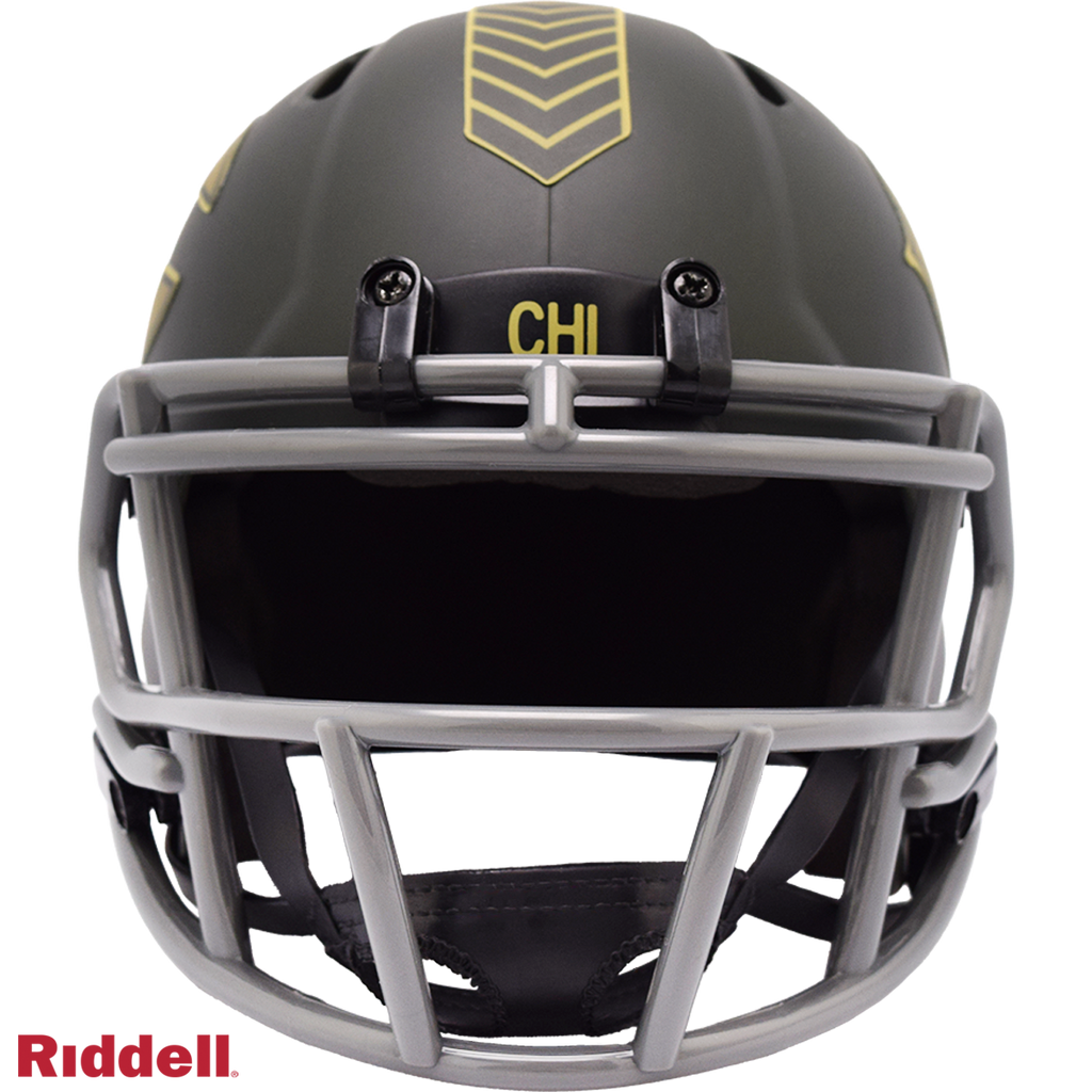 Riddell Chicago Bears 2025 Salute To Service Full Size Speed Helmet product image 2, provided for visual reference and