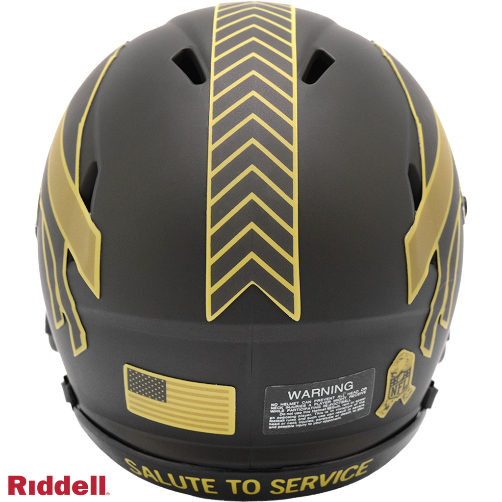Riddell Buffalo Bills 2025 Salute To Service Speed Mini Helmet product image 3, provided for visual reference and product