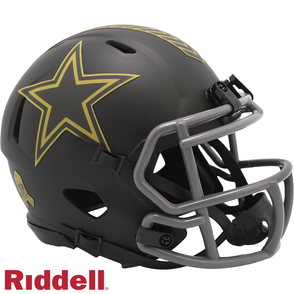 Riddell Dallas Cowboys 2025 Salute To Service Speed Mini Helmet product image 1, provided for visual reference and product