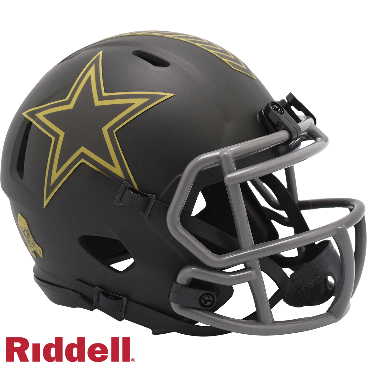 Riddell Dallas Cowboys 2025 Salute To Service Speed Mini Helmet product image 1, provided for visual reference and product