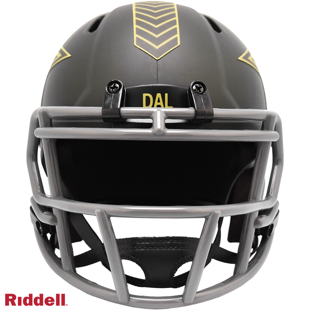 Riddell Dallas Cowboys 2025 Salute To Service Speed Mini Helmet product image 2, provided for visual reference and product