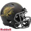 Riddell Miami Dolphins 2025 Salute To Service Speed Mini Helmet product image 1, provided for visual reference and product