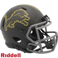 Riddell Detroit Lions 2025 Salute To Service Speed Mini Helmet product image 1, provided for visual reference and product