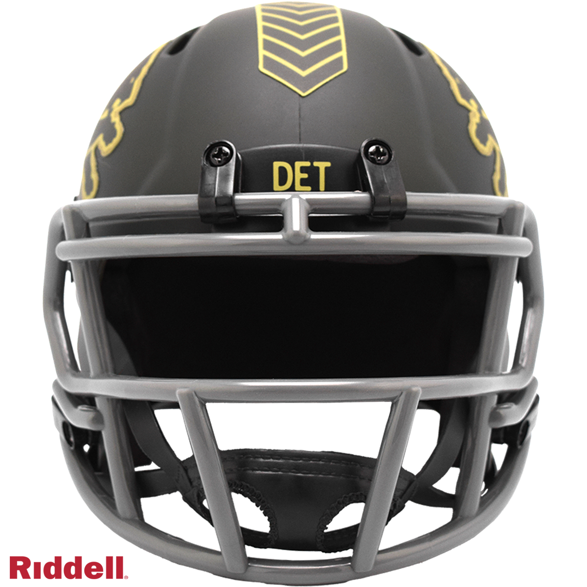 Riddell Detroit Lions 2025 Salute To Service Speed Mini Helmet product image 2, provided for visual reference and product