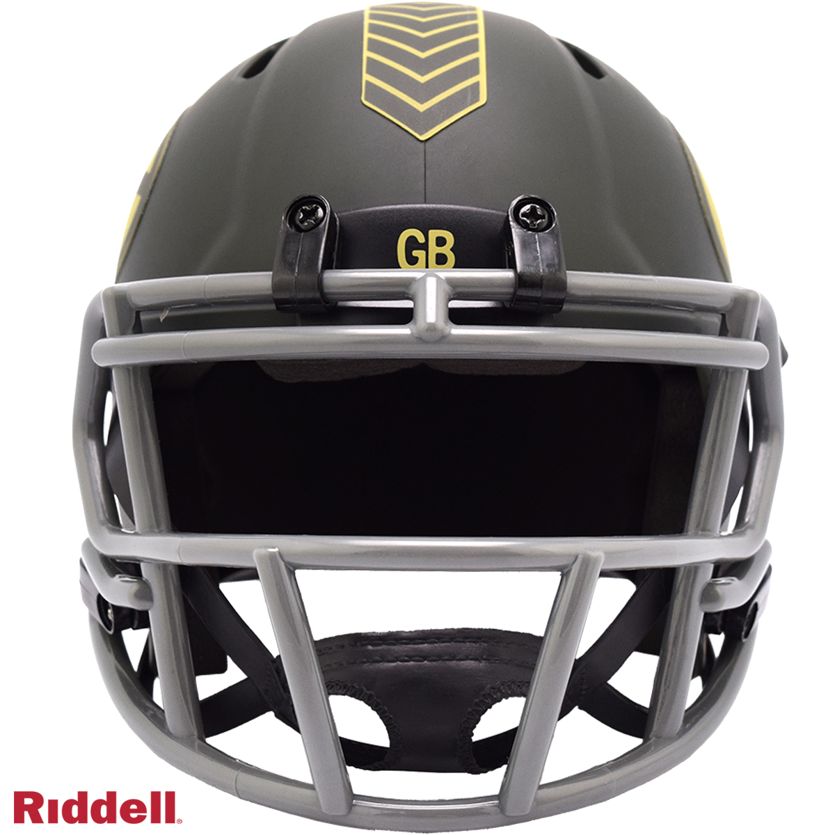 Riddell Green Bay Packers 2025 Salute To Service Speed Mini Helmet product image 2, provided for visual reference and