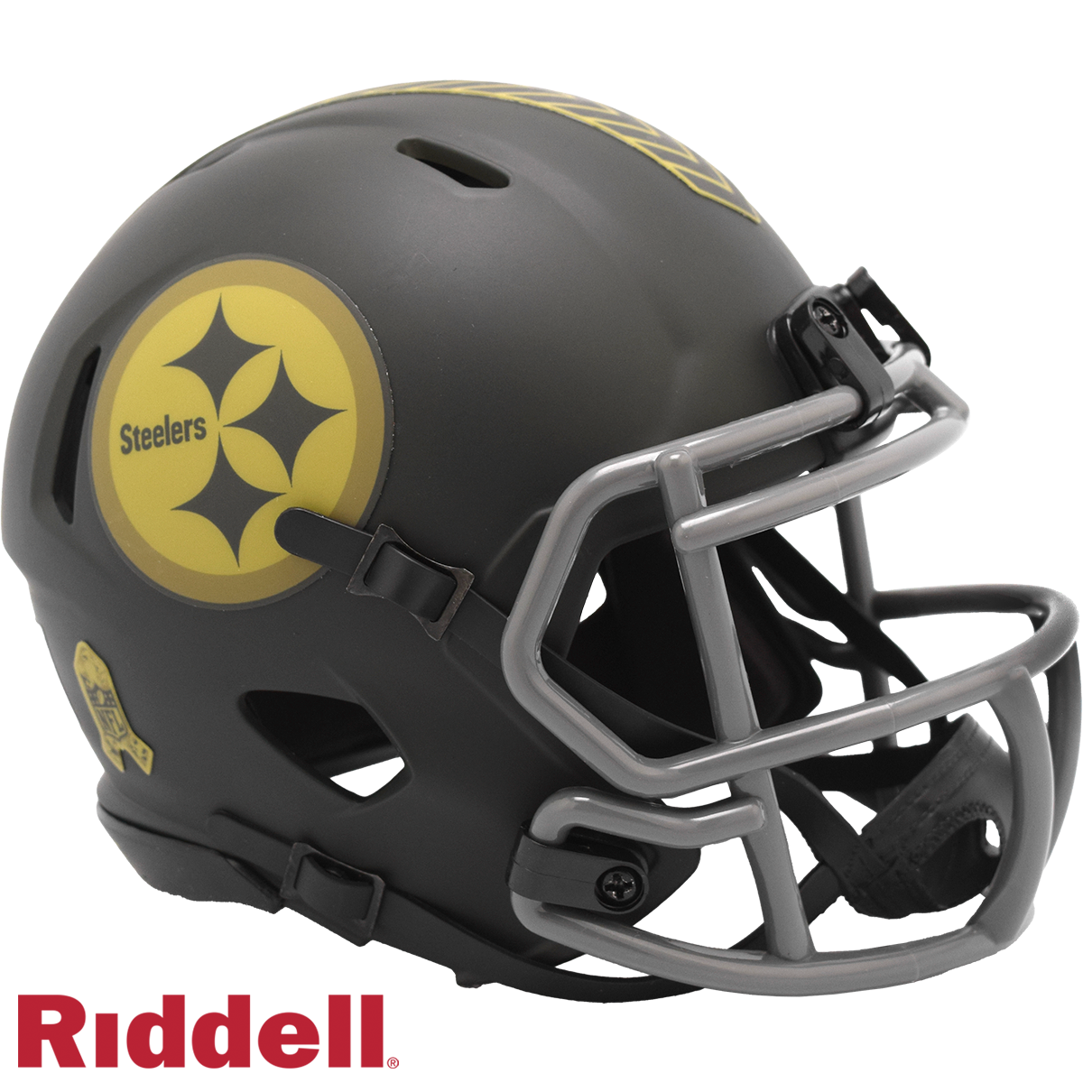 Riddell Pittsburgh Steelers 2025 Salute To Service Speed Mini Helmet product image 1, provided for visual reference and